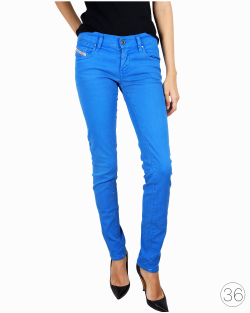 Calça Diesel Slim Skinny Jeans Azul Royal 