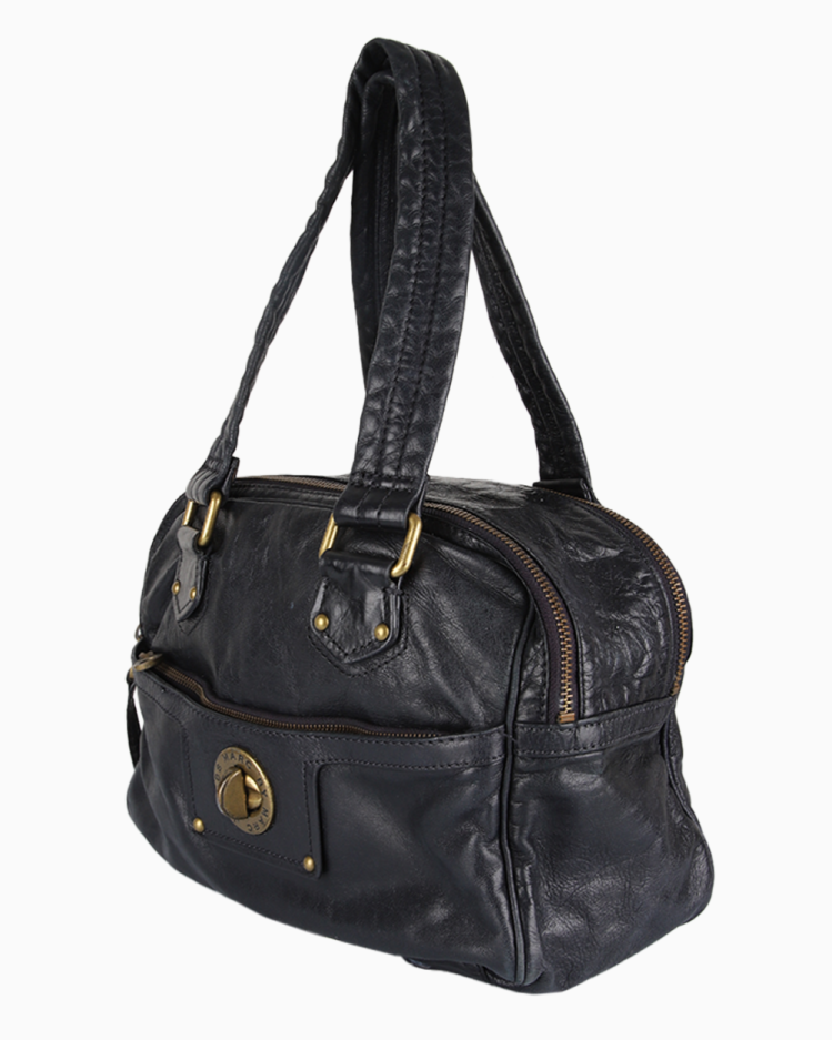 バッグ archive Marc Jacobs ClassicQ Bag leather Bolsa Marc Jacobs Classic Q Hiller Bag Marrom Original – Gringa