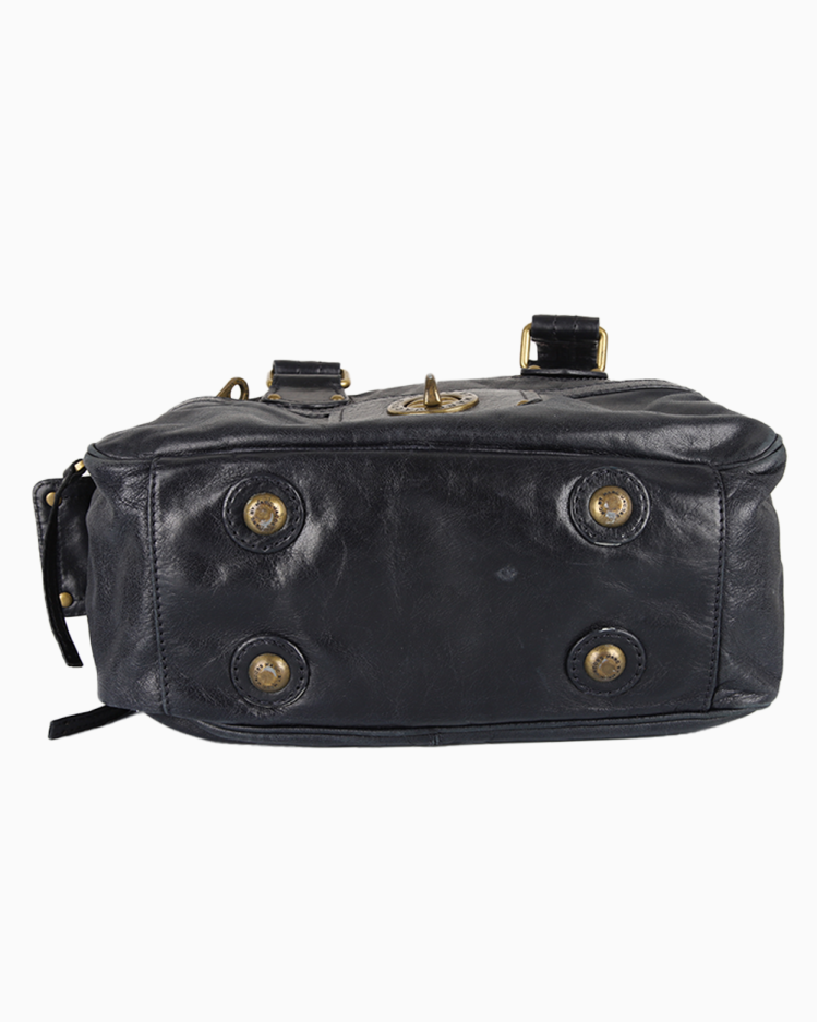 Bolsa Marc by Marc Original Jacobs Vintage Couro Azul Marinho Feminina
