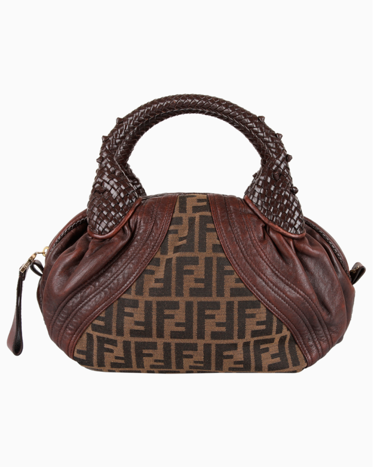 セ－ル！FENDI SPY HOBO BAG Bolsa Fendi Original Spy Hobo Marrom Feminina