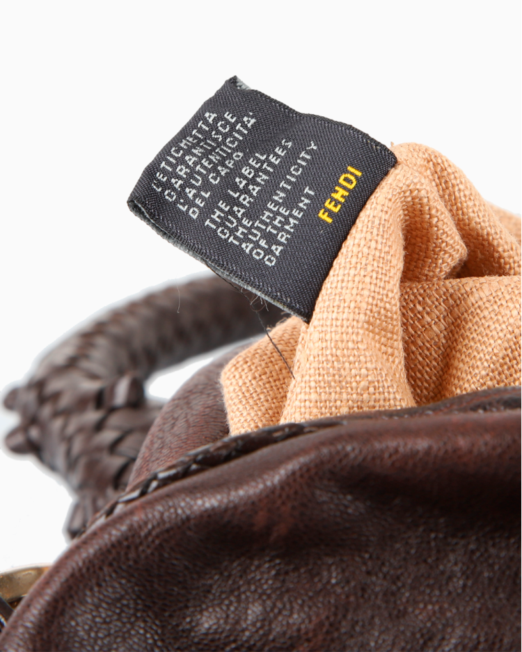 Bolsa Fendi Original Spy Hobo Marrom Feminina