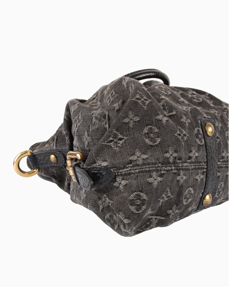 Bolsa Louis Vuitton Original Neo Cabby Denim Cinza Feminina