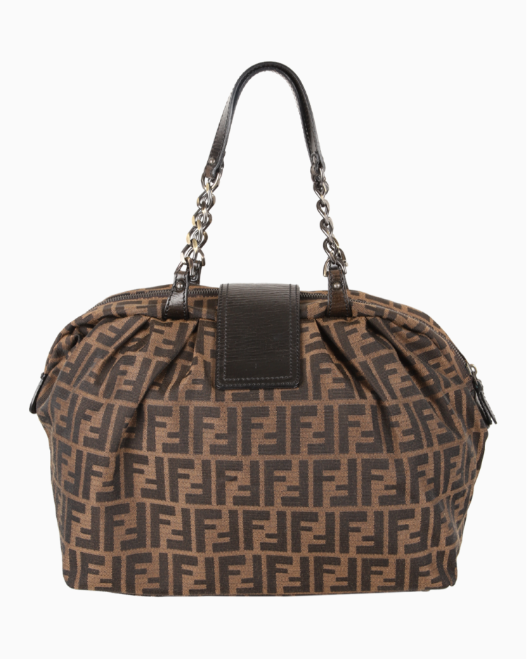 Bolsa Fendi Original Hobo Zucca Monograma Feminina