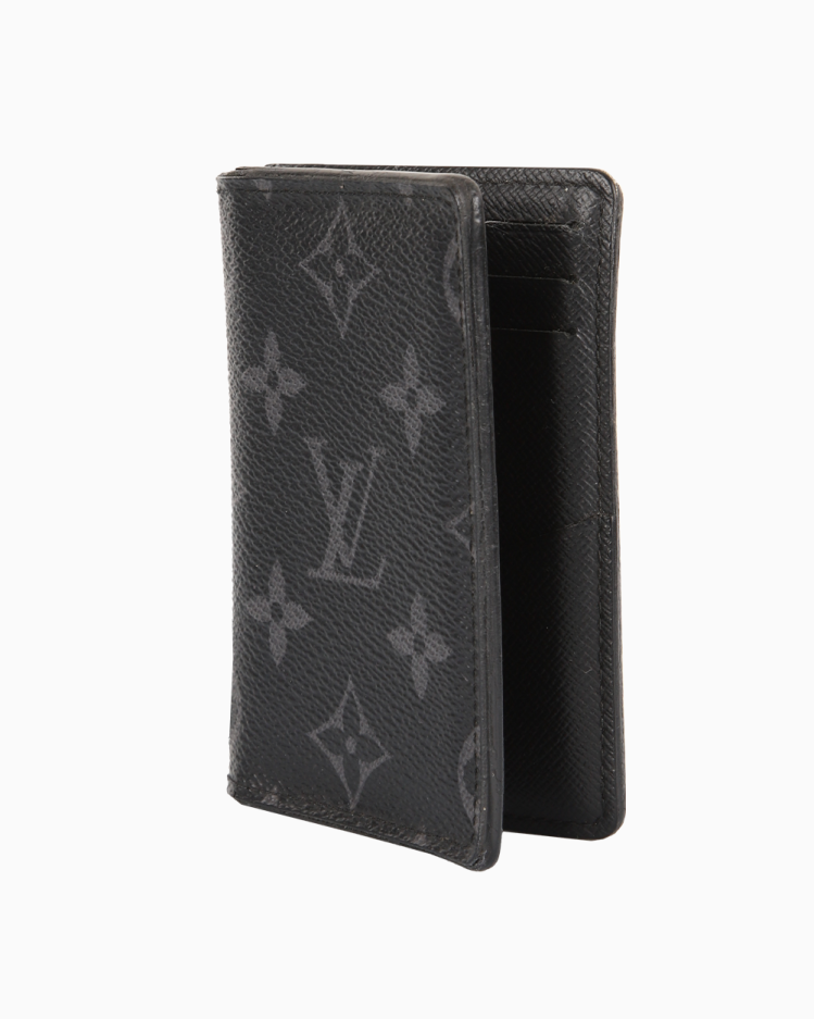 Carteira Louis Vuitton Original Pocket Organizer Monograma Eclipse Feminina