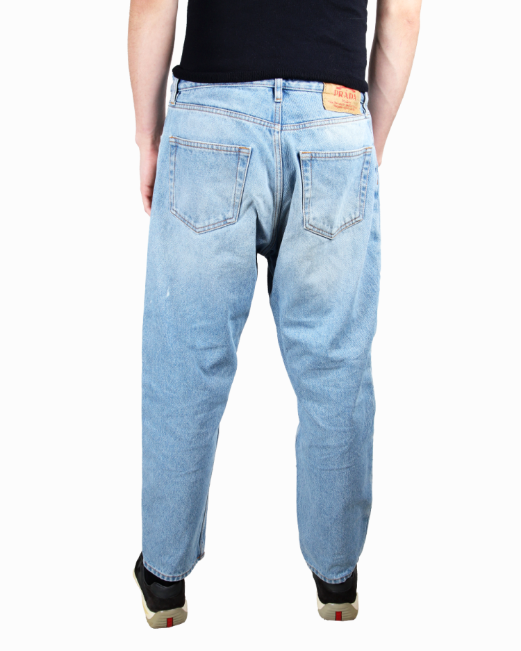 PRADA デニムパンツ Classic fit Calça Prada Jeans Original Classic Fit Azul Masculina