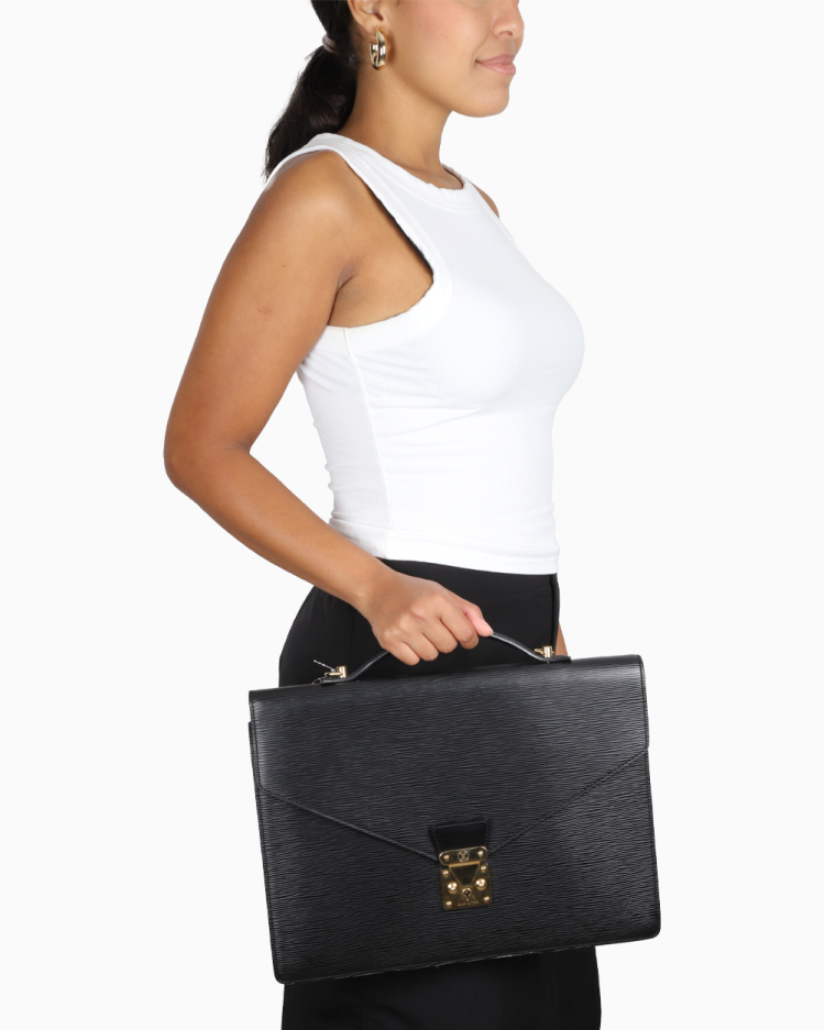 Pasta Louis Vuitton Original Vintage Serviette Conseiller EPI