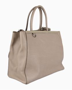 Bolsa Fendi 2Jours Média Cinza