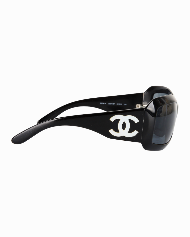 Óculos de Sol Chanel Original 5076-H Preto Feminino