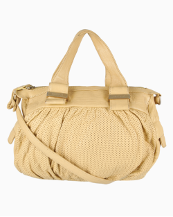 Bolsa See By Chloé Perfurated Satchel Bege