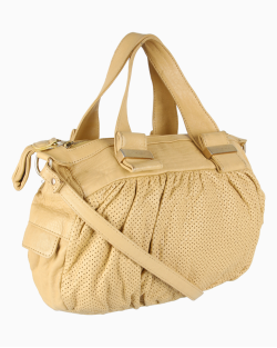 Bolsa See By Chloé Perfurated Satchel Bege