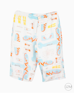 Calça Infantil Gucci Linho Colorida