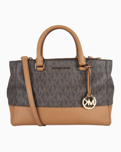 Bolsa Michael Kors Satchel Monograma