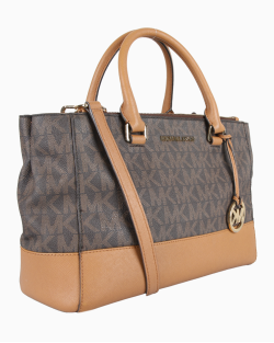 Bolsa Michael Kors Satchel Monograma