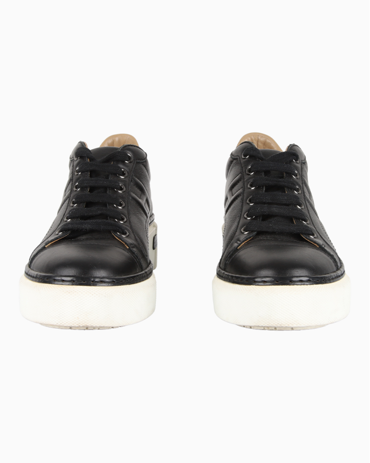 Tênis Hermès Original Couro Preto Feminino