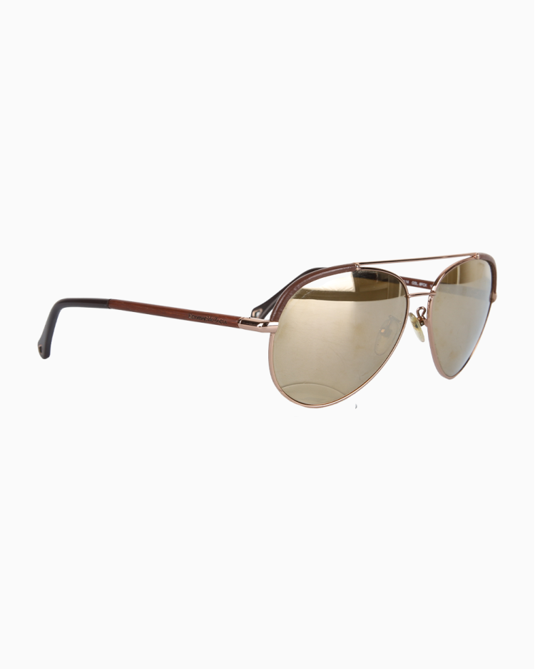 Óculos de Sol Ermenegildo Zegna Original SZ 3343 Marrom Masculino