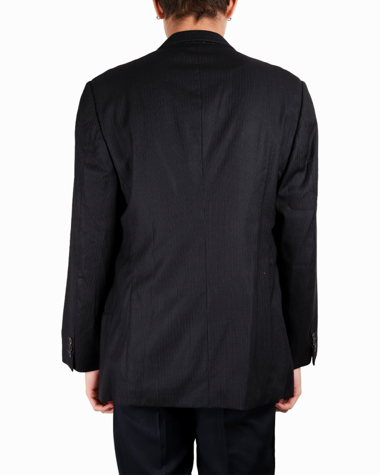 Blazer Armani Collezione Original Lã Preto Masculino