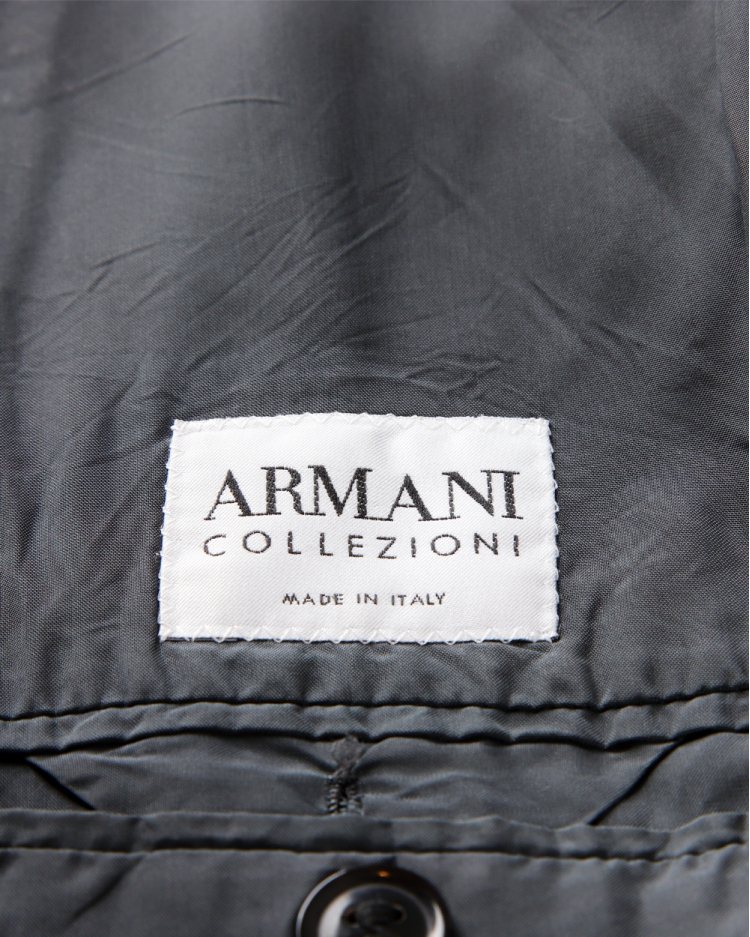 Blazer Armani Collezione Original Lã Preto Masculino