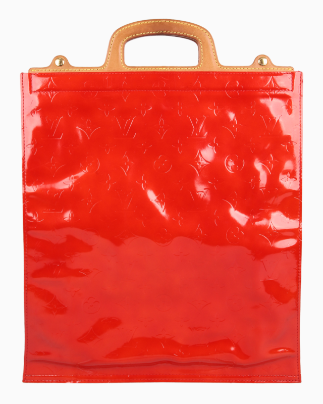 Bolsa Louis Vuitton Original Stanton Monogram Verniz Vermelha Feminina