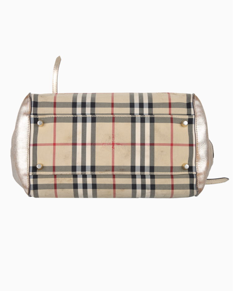 Bolsa Burberry Original Centebury Horseferry Xadrez Feminina