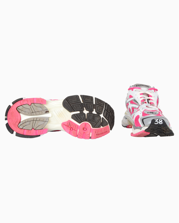 Tênis Balenciaga Original Runner Rosa e Branco Feminino