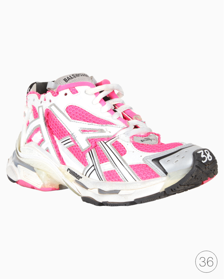 Tênis Balenciaga Original Runner Rosa e Branco Feminino