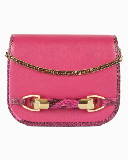 Bolsa Jimmy Choo Zadie Crossbody Rosa