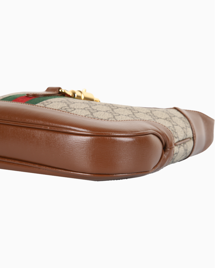 Bolsa Gucci Original Jackie 1961 Pequena Canvas GG Supreme Feminina