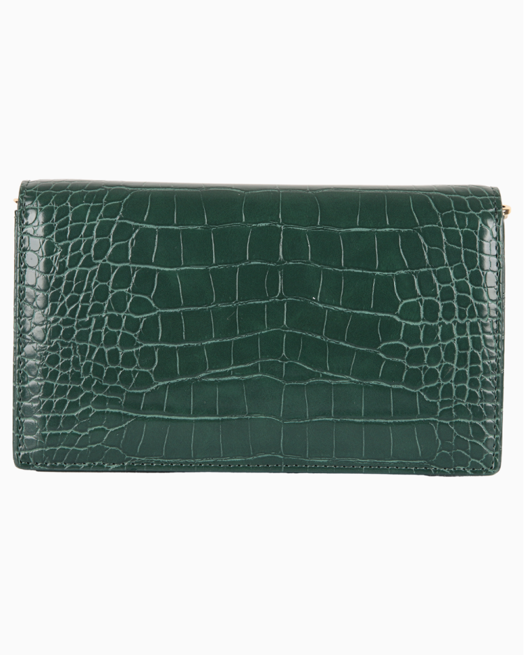 Love Moschino Borsa In PU Embossed Verde – Accessorio Firmato Di Tendenza
