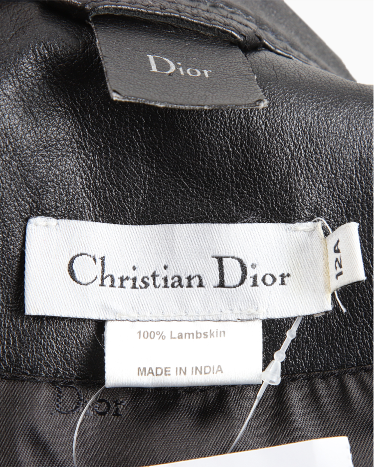 Jaqueta Dior Orignal Lambskin Preta Feminina