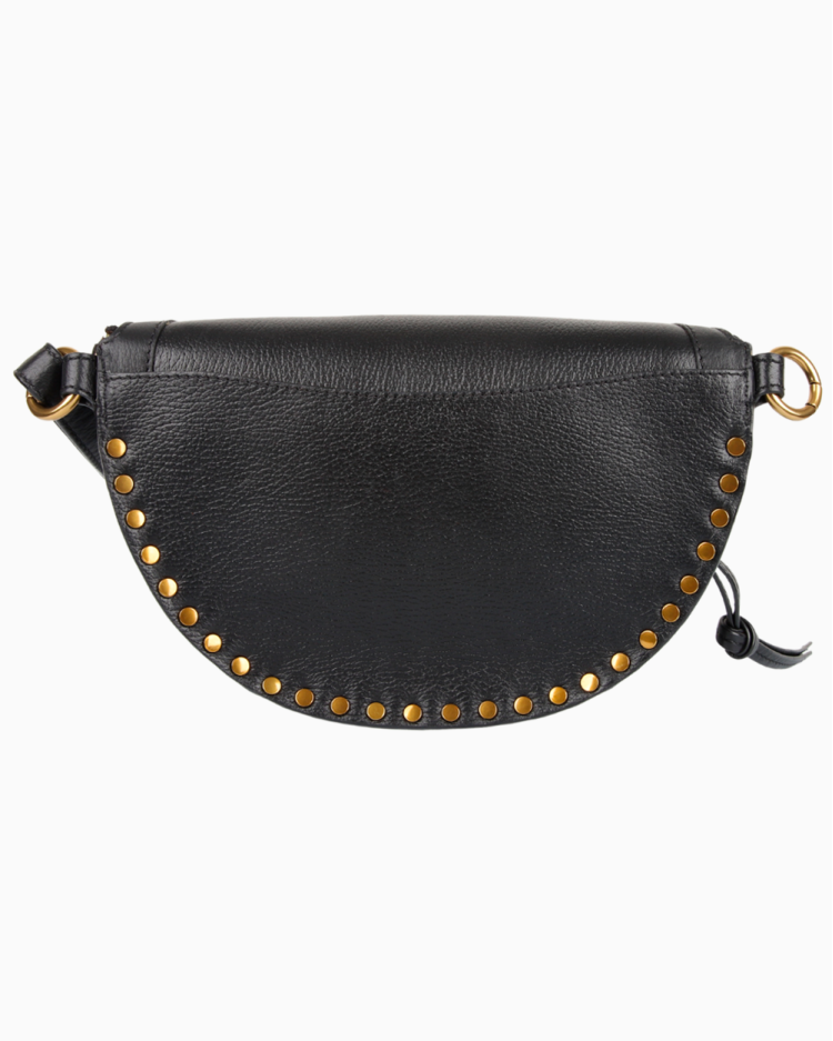 Pochete Isabel Marant Original Skano Couro Preta Feminina