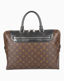 Bolsa Louis Vuitton Porte-Documents Jour Canvas Monograma 