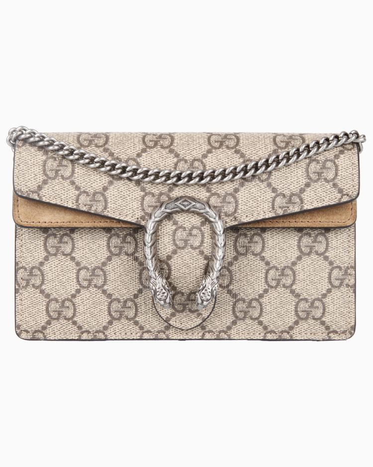 Bolsa Gucci Original Dionysus Super Mini Bege Feminina