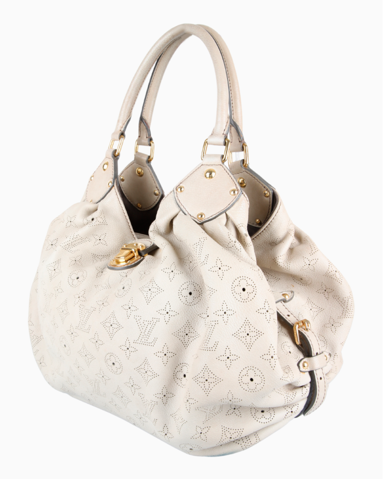 Bolsa Louis Vuitton Original Mahina L Cinza Feminina