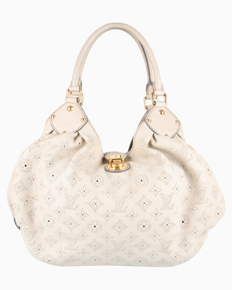 Bolsa Louis Vuitton Original Mahina L Cinza Feminina