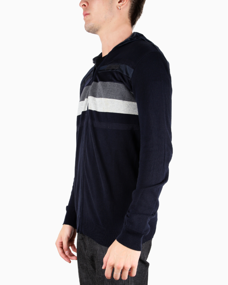 Jaqueta Prada Corta Original Vento Azul Marinho Masculina