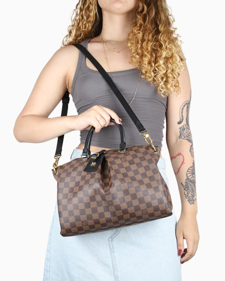 Bolsa Louis Vuitton Original Odeon MM Tote Canvas Damier Ébenè