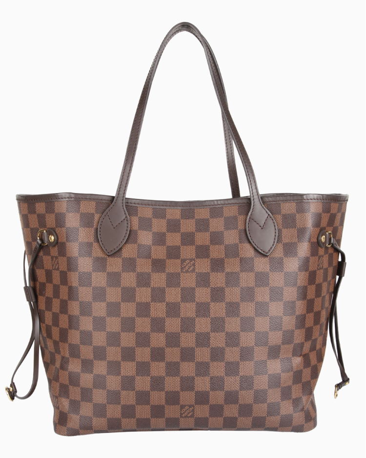 Louis Vuitton バッグ Bolsa Louis Vuitton Original Neverfull MM Canvas Damier Ébenè Feminina