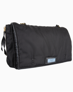 Bolsa Prada Etiquette Messenger Nylon Preta
