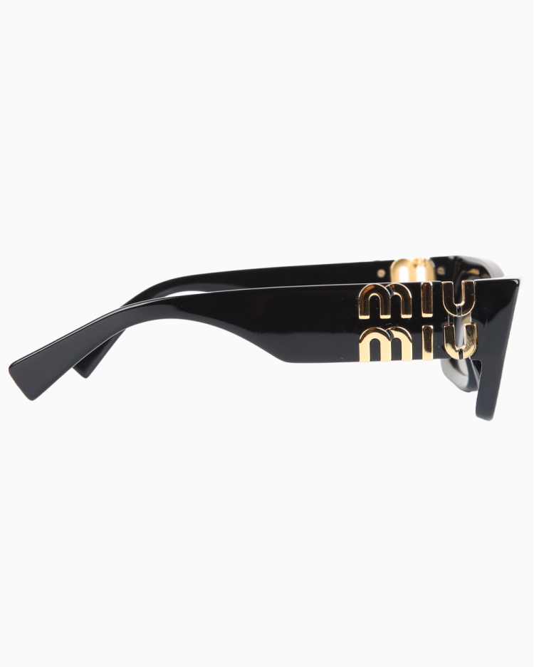Óculos de Sol Miu Miu Original SMU 09W Preto Feminino