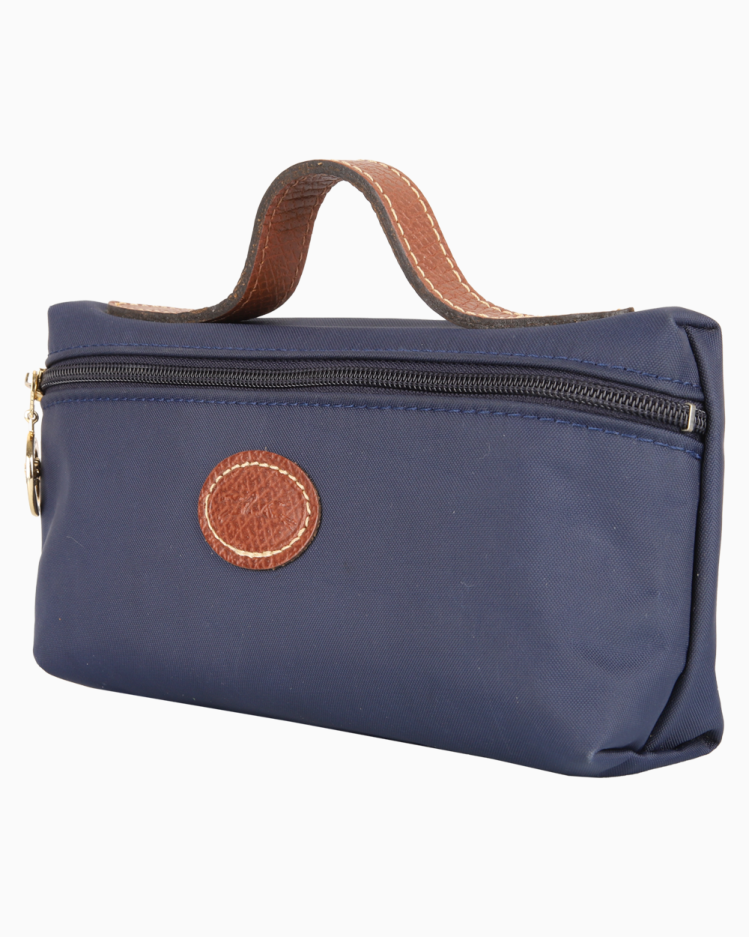 Necessaire Longchamp Original Le Pliage Azul Marinho Feminina