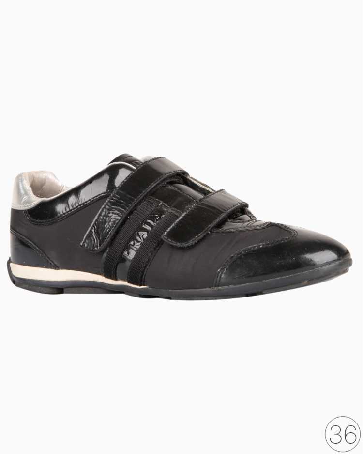 Tênis Prada Original Velcro Preto Feminino