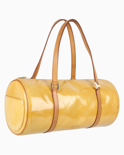 Bolsa Louis Vuitton Vintage Bedford Verniz Monograma Amarela