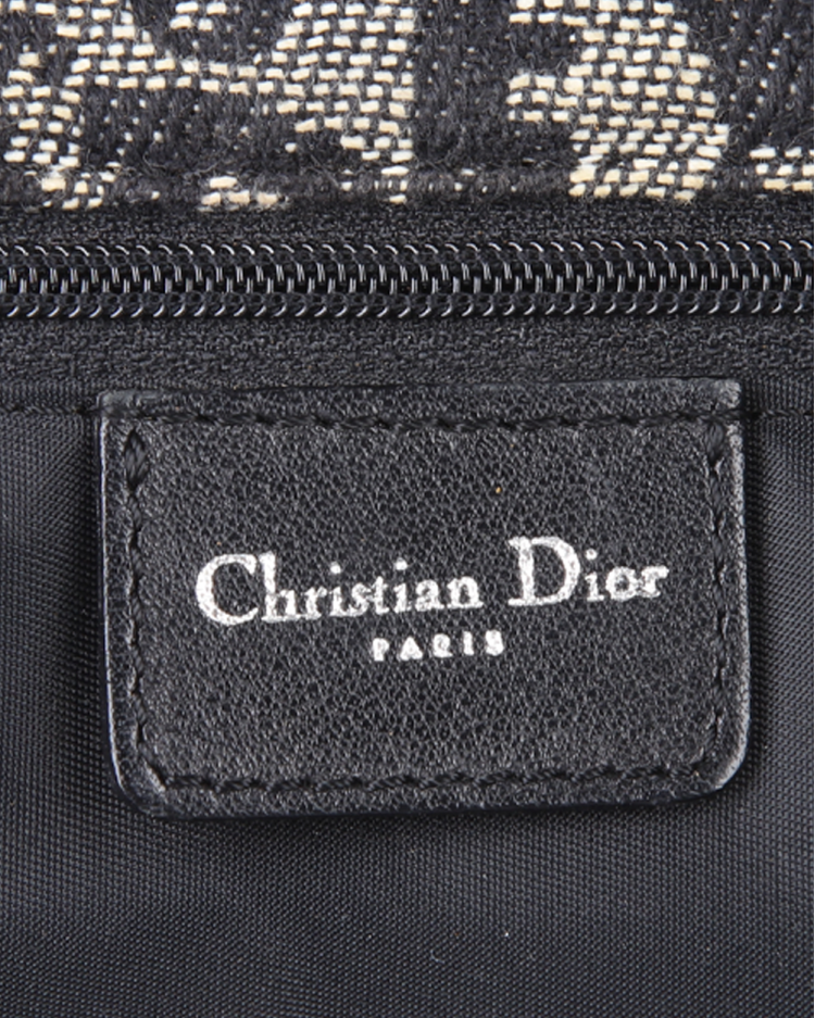 Bolsa Dior Original Vintage Flap Messenger Diorissimo Azul Marinho