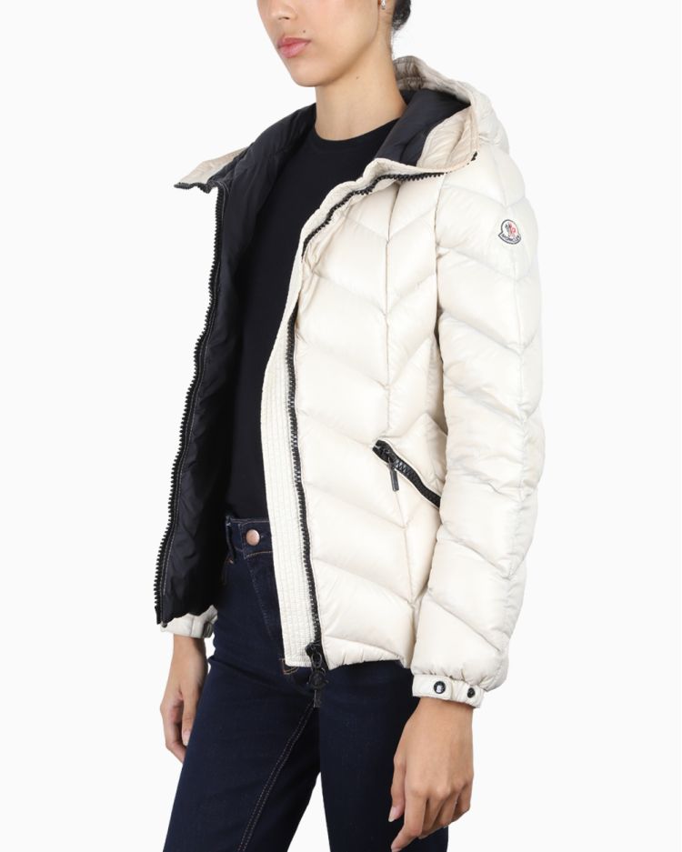 Casaco Moncler Original Badete Off White Feminino