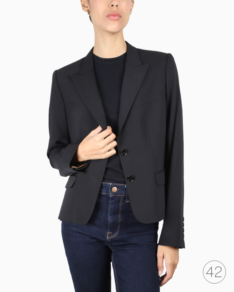 Veste/Blazer Dolce & Gabbana - Laine Et Polyester - Taille Petite (26/40) - Couleur Gris Avec Rayures - Occasion Très Bon État