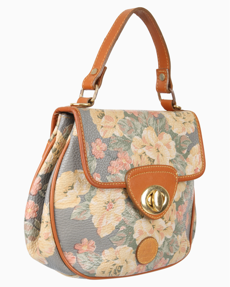 Pierre Balmain Flower Purse Bolsa Pierre Balmain Original Vintage 