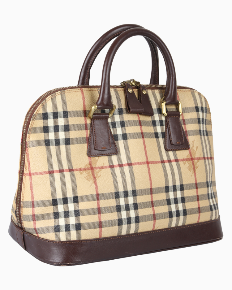 バッグ Burberry Bolsa Burberry Original Haymarket Dome Xadrez