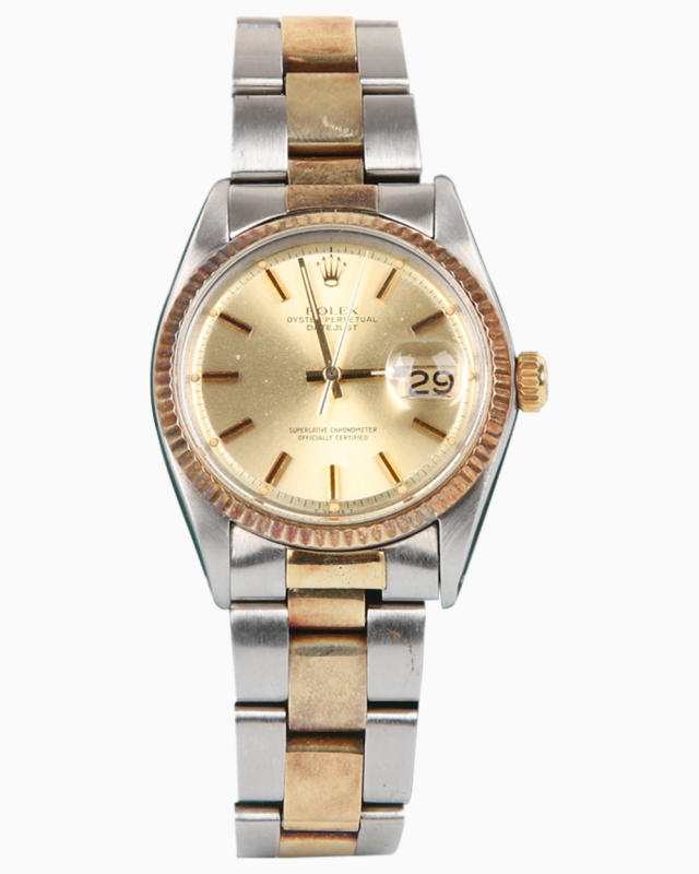 Relógio Rolex Original Vintage Oyster Perpetual Datejust Aço e Ouro ...