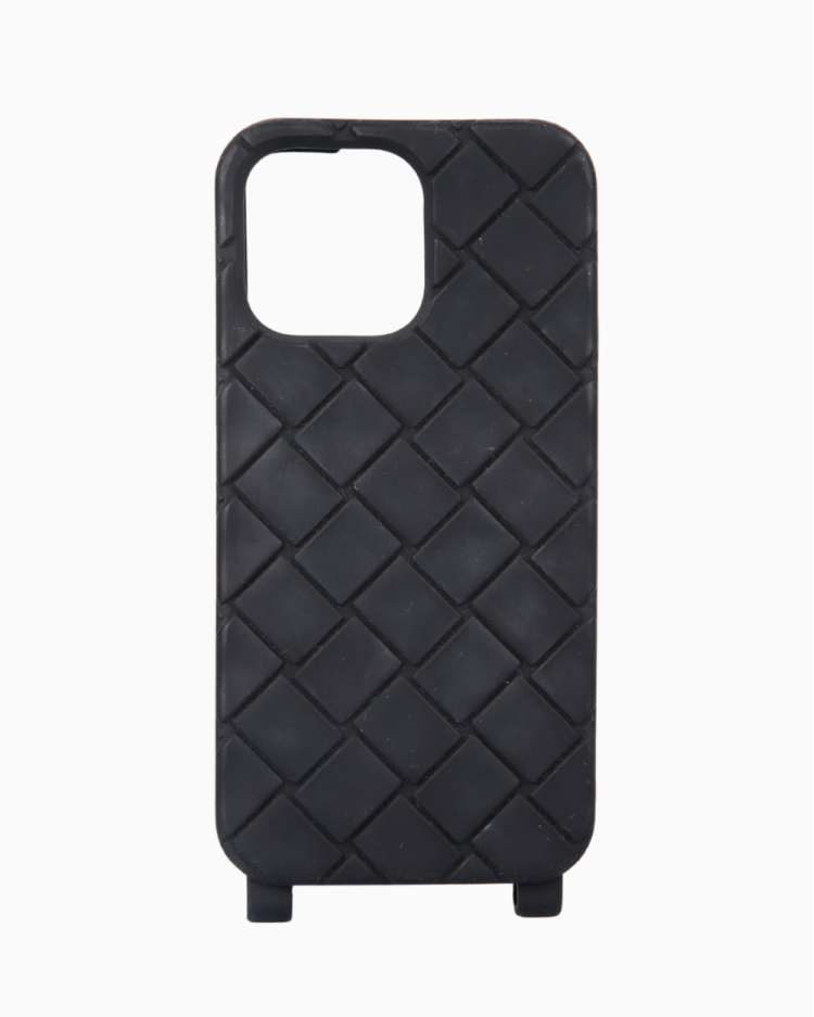 Capa Bottega Veneta Original Para Iphone 14 Pro Max Preta Feminina
