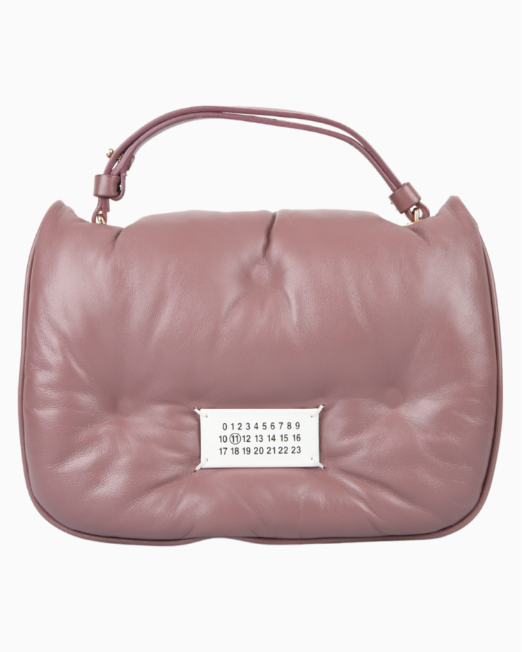 Bolsa Maison Margiela Original Tiracolo Glam Slam Flap lilás Feminina